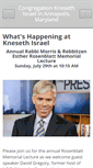 Mobile Screenshot of knesethisrael.org
