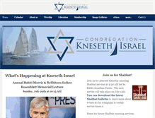 Tablet Screenshot of knesethisrael.org